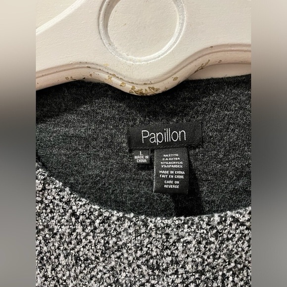 PAPILLON  Grey tunic size L - Picture 3 of 4